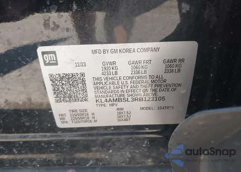 2024 Buick Encore Gx Preferred Fwd from USA, damaged, VIN KL4AMBSL3RB123105